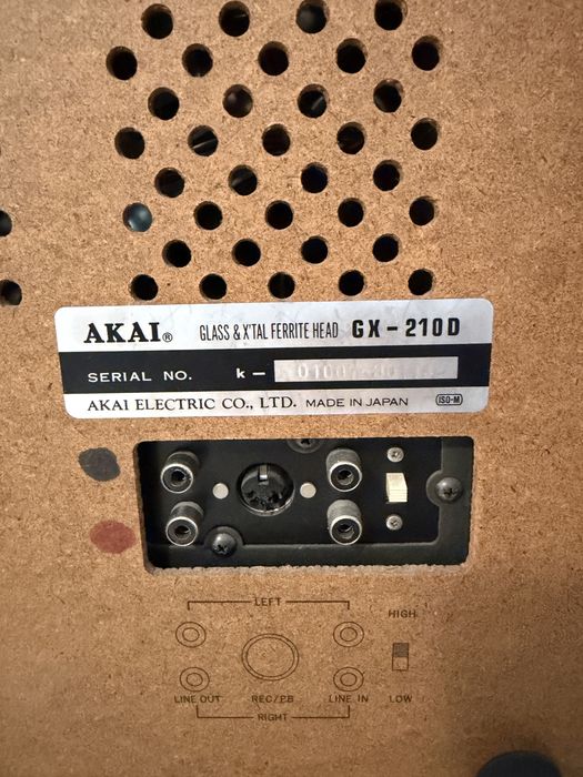 Magnetofon Akai gx 210D