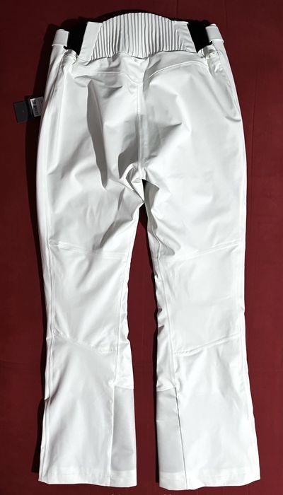 Pantaloni ski Kjus albi pantalon schi snowboard alb dama 44 / L - XL
