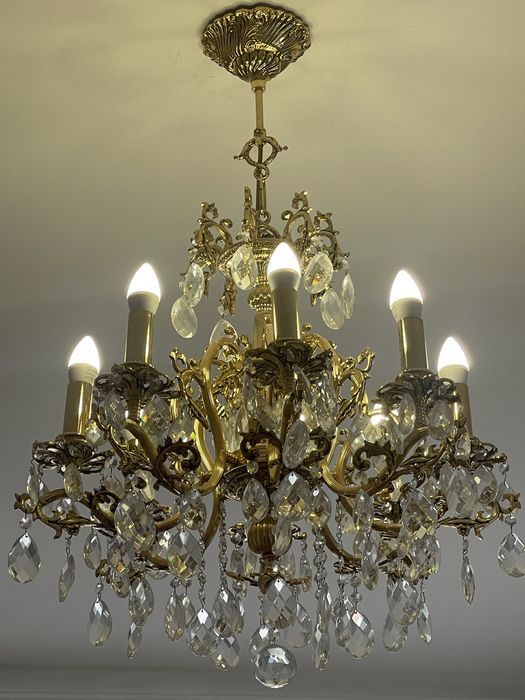 Люстра, Чехия, Хрусталь оригинал
