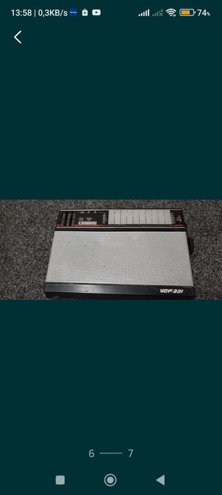 Aparat radio comunist Tehnoton Duo 1211