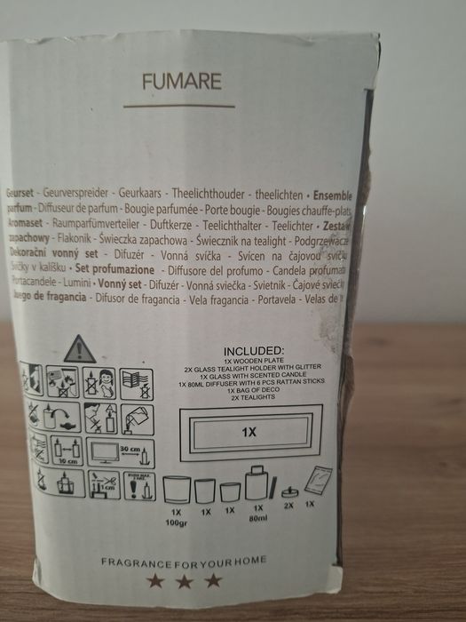 Set aromaterapie Fumare Street Lights ,nou, sigilat, 8 piese