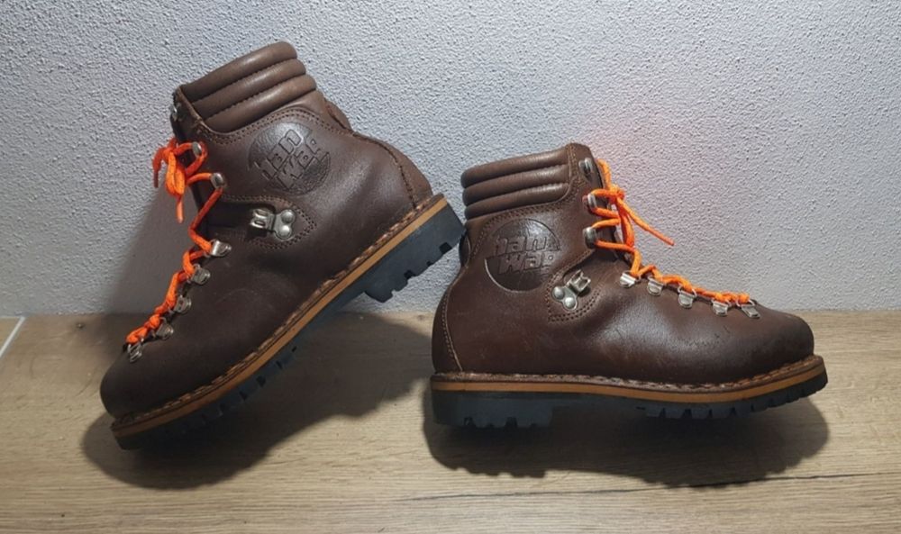 Bocanci HANWAG Bergell piele ghete de vânătoare alpinism colțari 37, 5