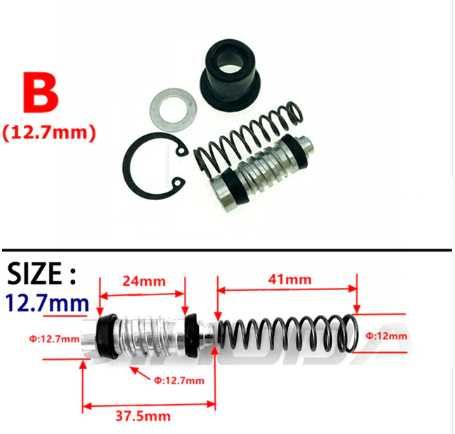 Kit Reparatie piston cilindr de lucru frane/ambr moto 12.7mm 11mm 14mm