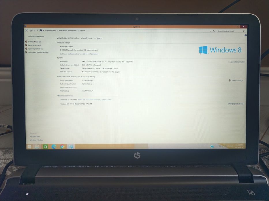 Ноутбук HP pavilion 15