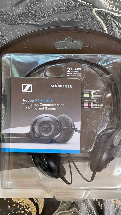 Sennheiser PC 3 CHAT – Cuffia Professionale Cablata Con Microfono A Cancellazione Del Rumore, Doppio Jack (audio + Mic), Per PC E Laptop