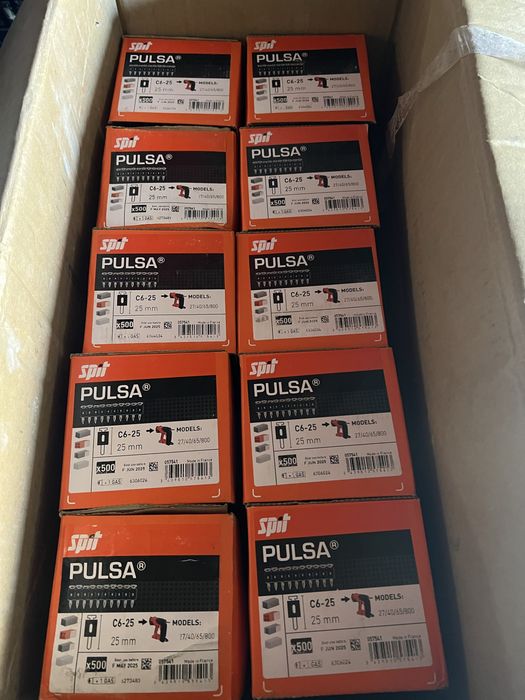 Cuie spit pulsa cu gaz 15,17,20,22,25,32,40 mm