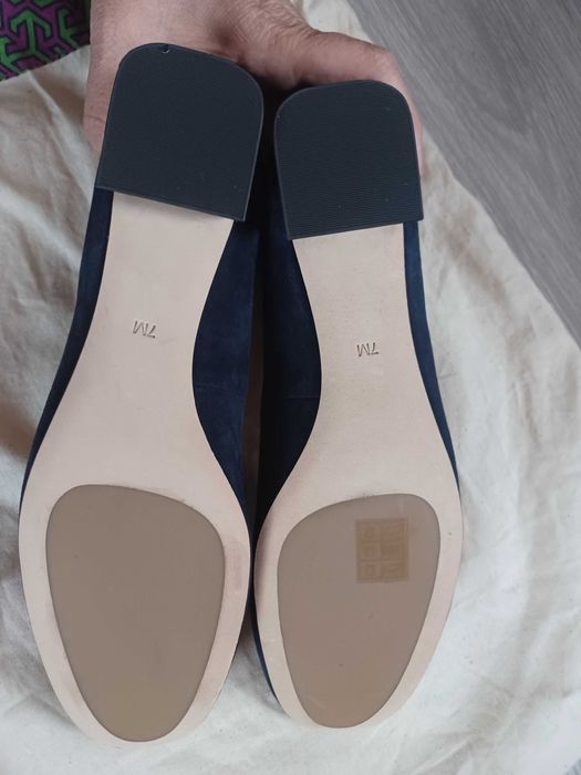 Tory Burch Тъмно сини велур обувки номер 4