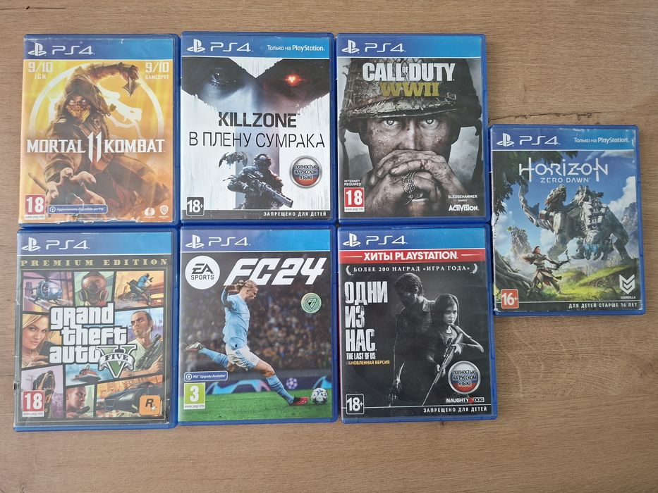 Диски для PlayStation 4