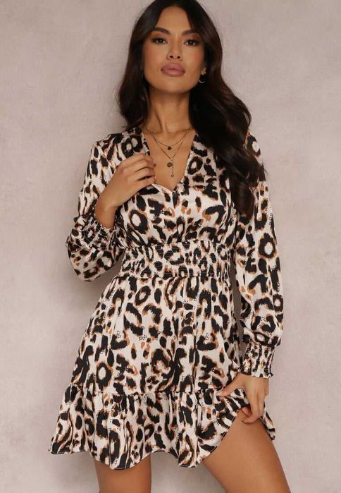 Rochie  Born2be print animal leopard