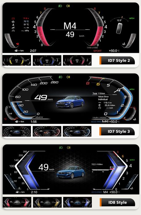 Navigatie bord digital BMW e90 e91