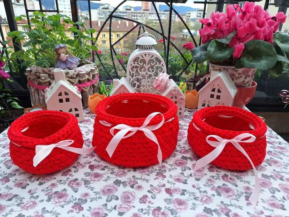 Плетени панери за декор и съхранение  (FB : Pink Rainbow)