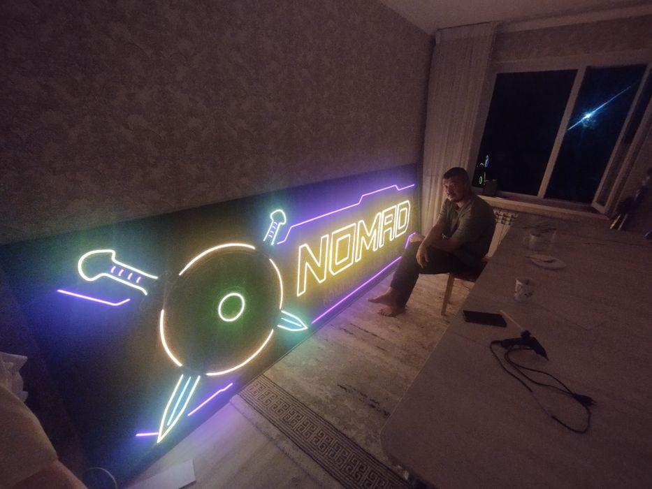 Неон, гибкий неон, led lights