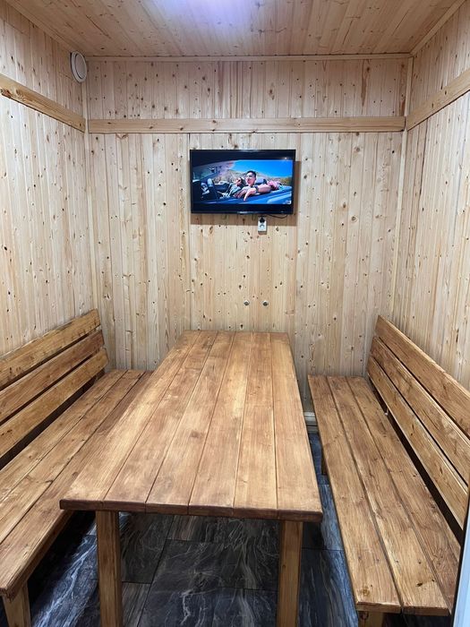 Баня с бассейном