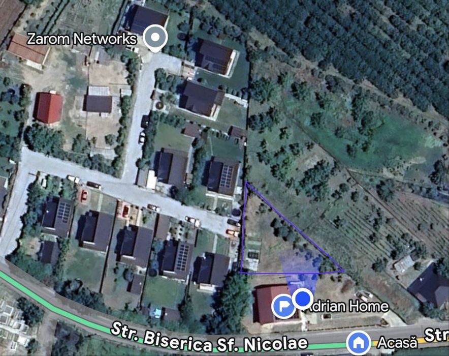 Teren intravilan 585 mp2  Miroslava