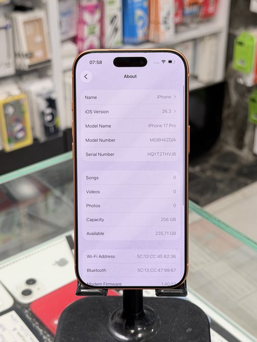 Apple iPhone 17 Pro 256Gb Cosmic Orange