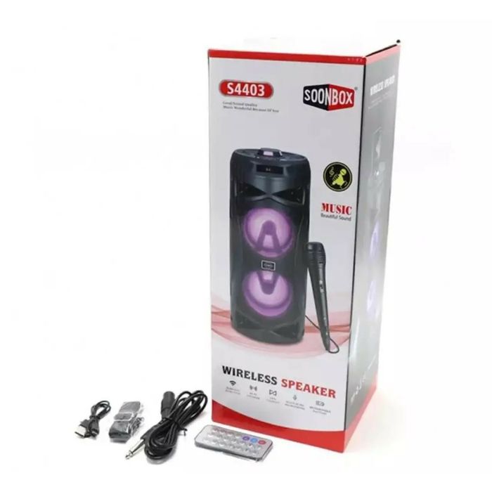 БЕПУЛ Доставка, Янги Bluetooth Караоке Колонкалар S4403(42см)+Микрофон