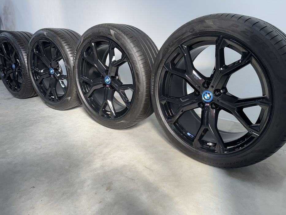 Jante Bmw X5 X6 R21 G05 G06 M741 Negru Originale Pirelli 2023