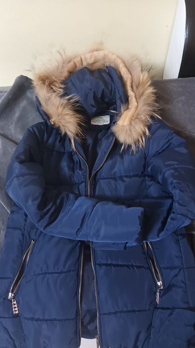Зимно яке с Естествен косъм