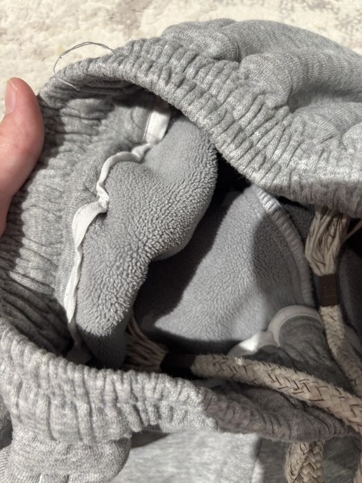штаны серые , со флизом