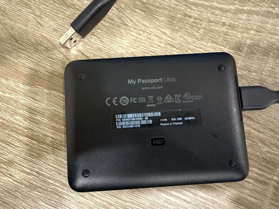 WD Western Digital 1TB външен хард диск My Passport Ultra External HDD