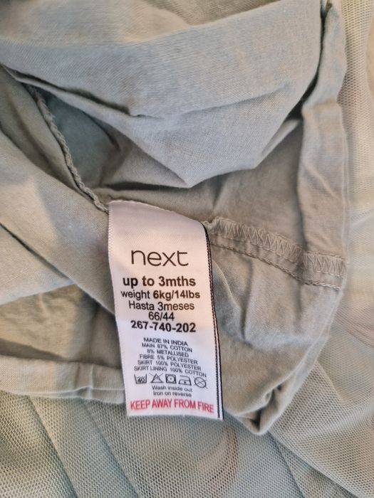 Детска рокля - Next - размер 0-3