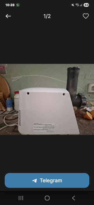 Продам электромясорубку мощный