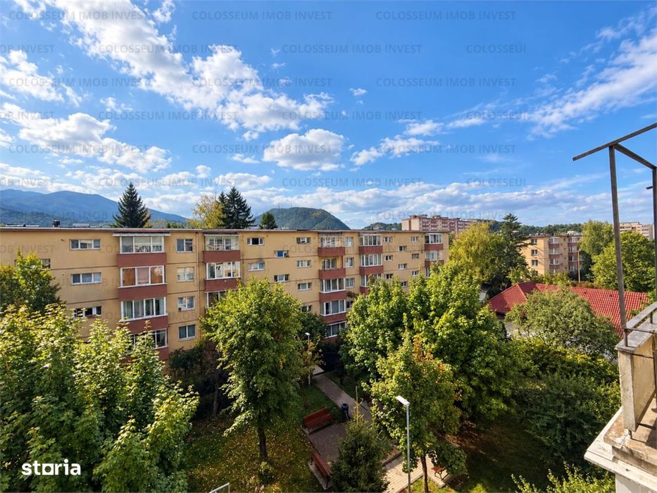 Piata Astra apartament 2 camere confort 1 ,centrala,termopane,balcon