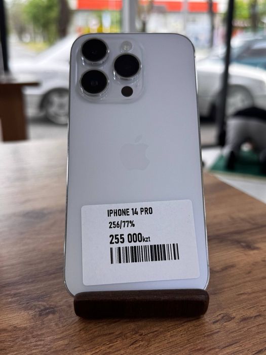 Айфон14Про•256ГБ/77%күміс