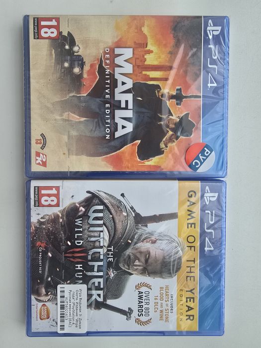 Игры на PS4, диски новые