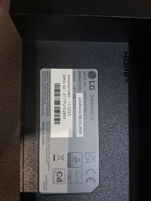Monitor gaming 100hz display spart