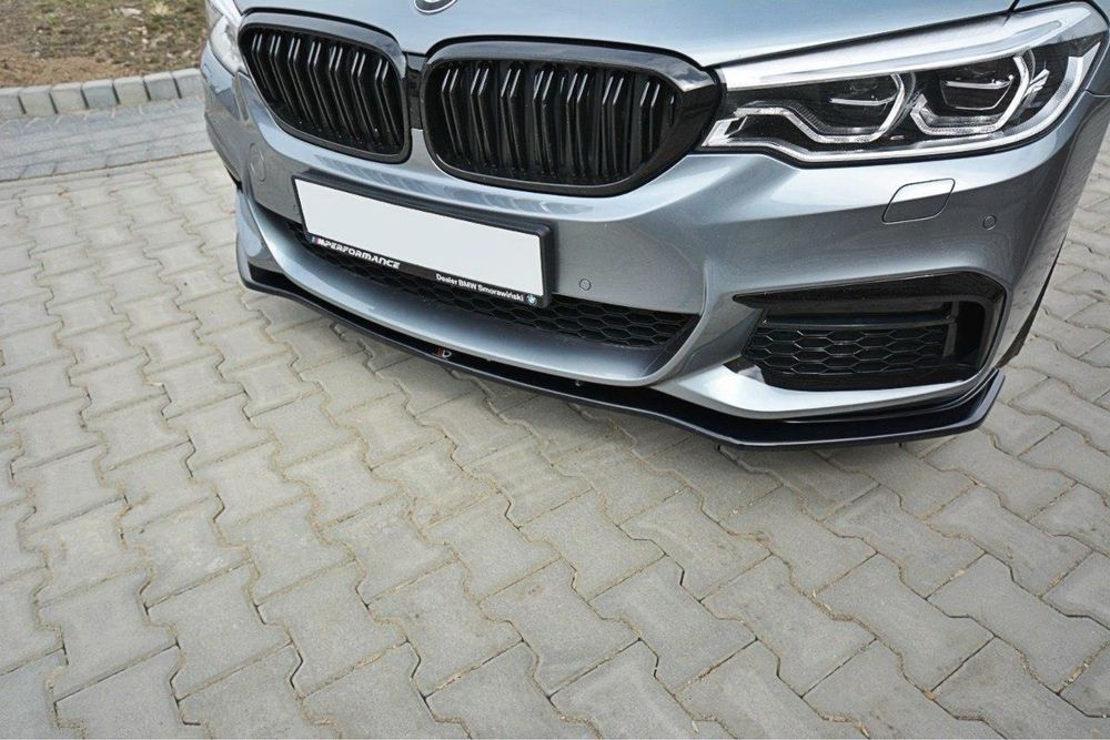 Lip Buza Prelungire BMW G30 G31 negru lucios bara fata