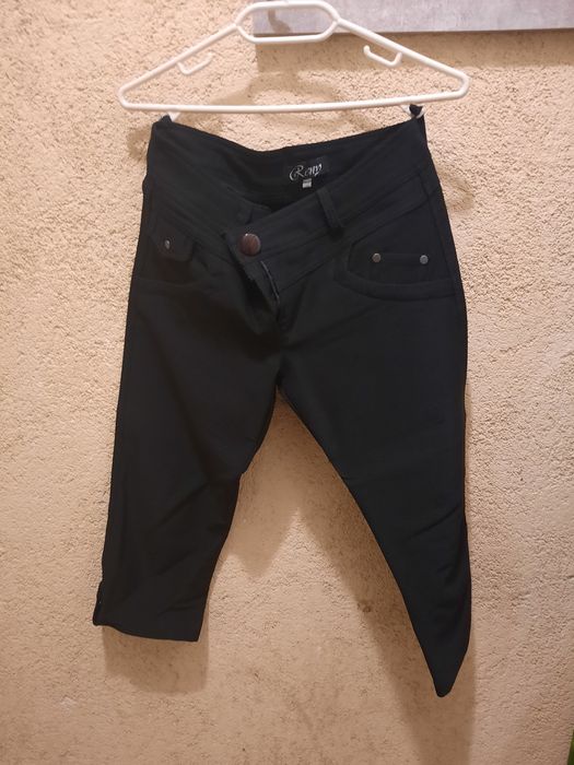 7/8 черни плътни панталони