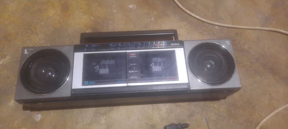 Casetofon  AIWA CS-W300K fabricație ani 1980