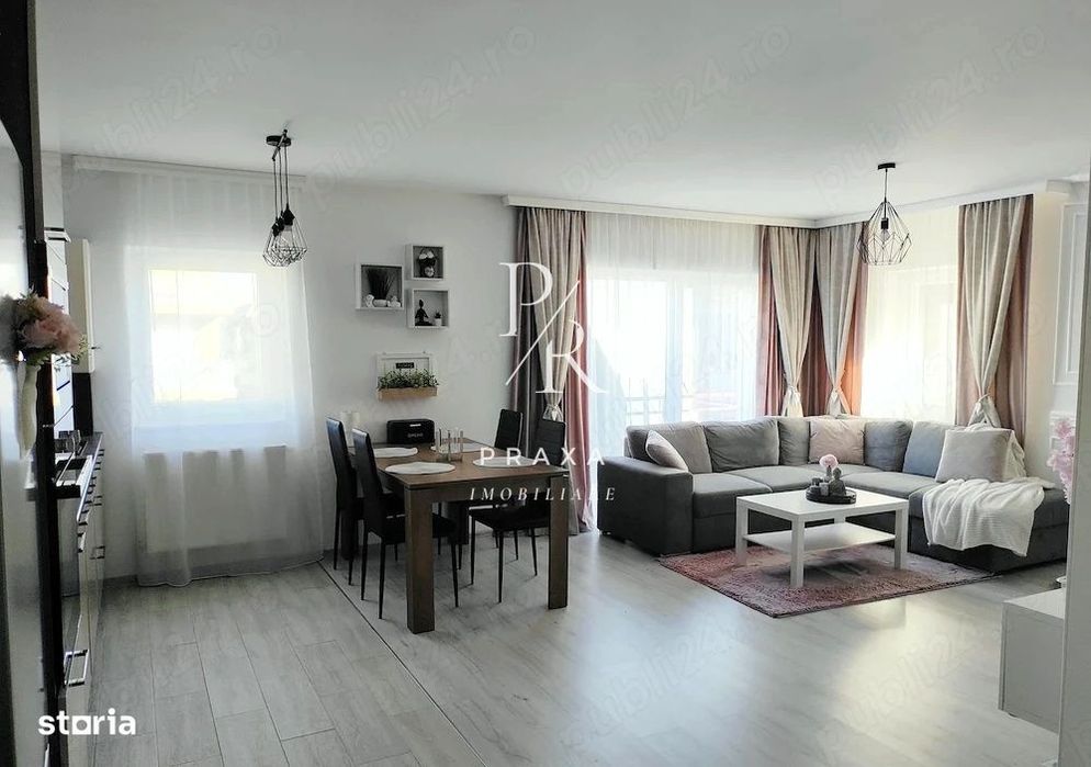 Apartament 2 camere, 58mp + balcon, parcare, mobilat complet, zona JYS — fotografia 2