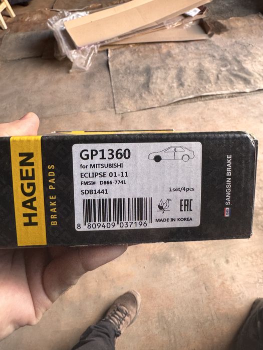 Колодки для японских авто