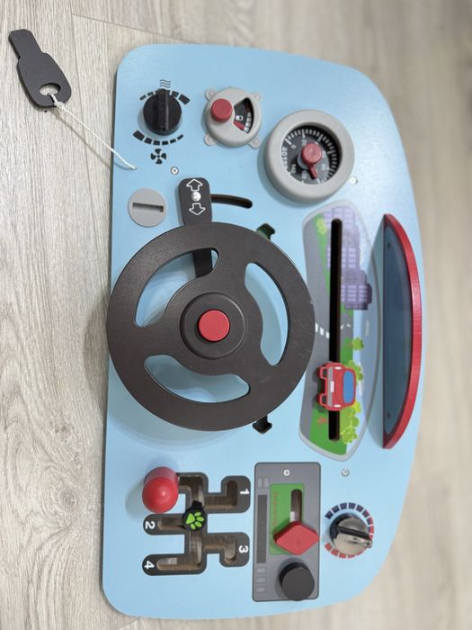 Jucarie Playtive, cabina masina, 60 x 20 x 30 cm, lemn