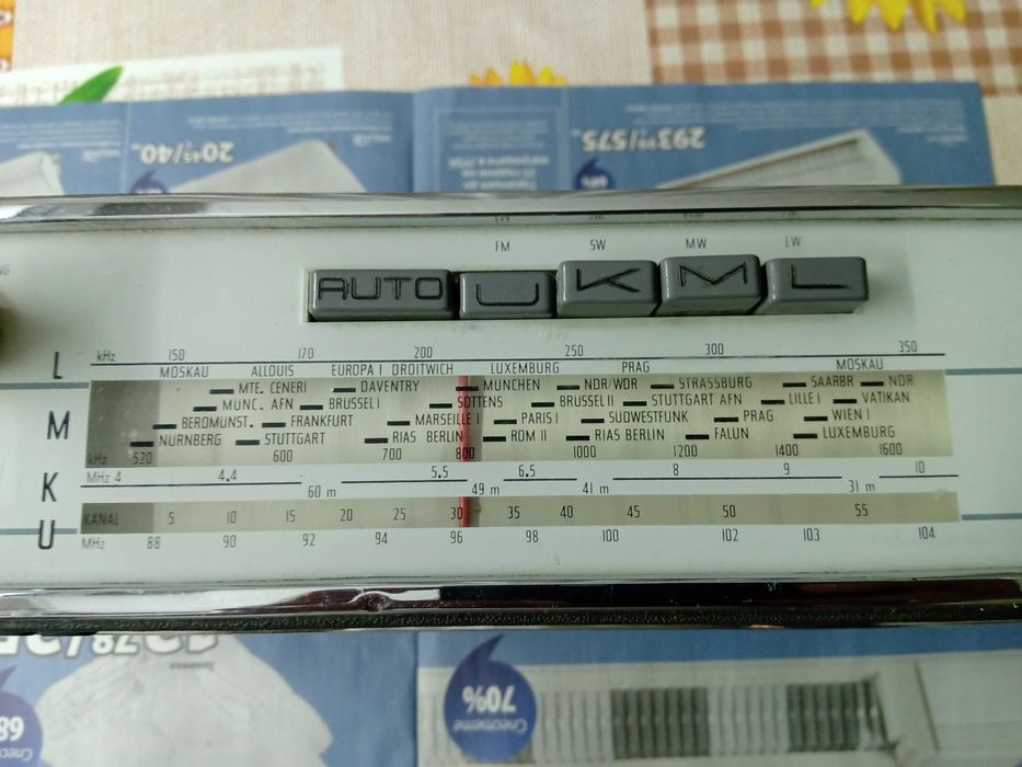 Радио AUUORD AUTOTOURIST Германия 4 Канално U/L/M/K