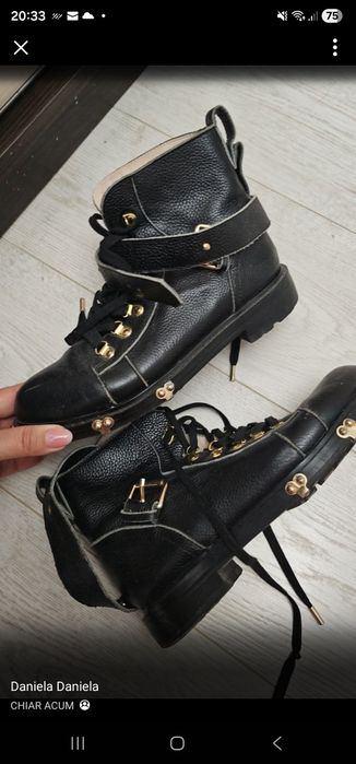 Ghete piele,marimea 38