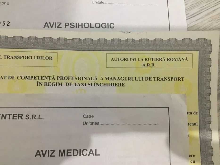 Manager ARR regim taxi/ Uber / Bolt - manager transport - 75 lei / lun