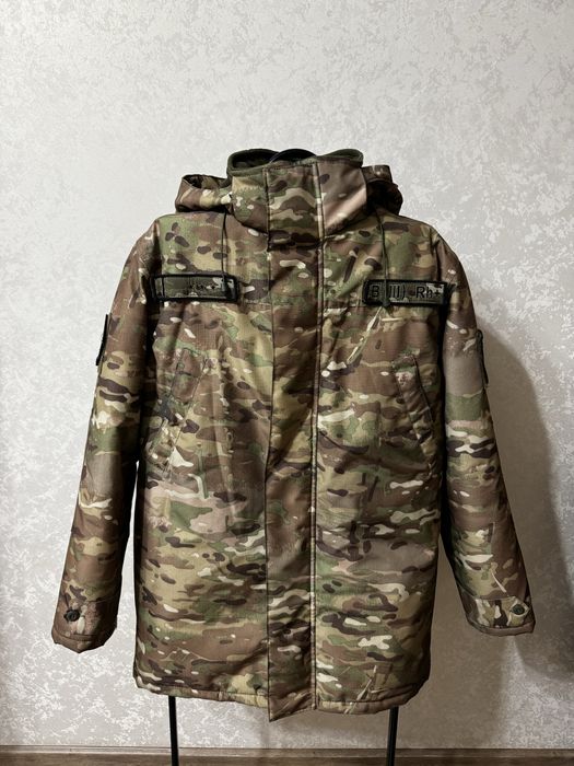 Бушлат мультикам военная куртка с ватником