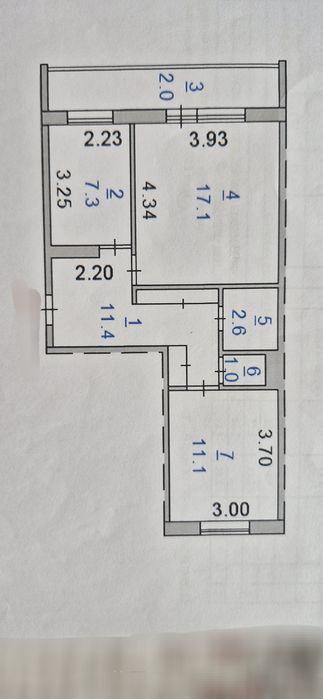 Продам 2-х комнатную