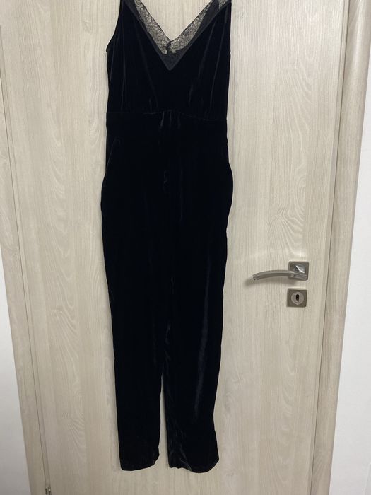 salopeta catifea neagra