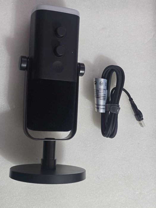 Microfon streaming Fifine AM8 Black USB-C XLR Jack 3.5mm