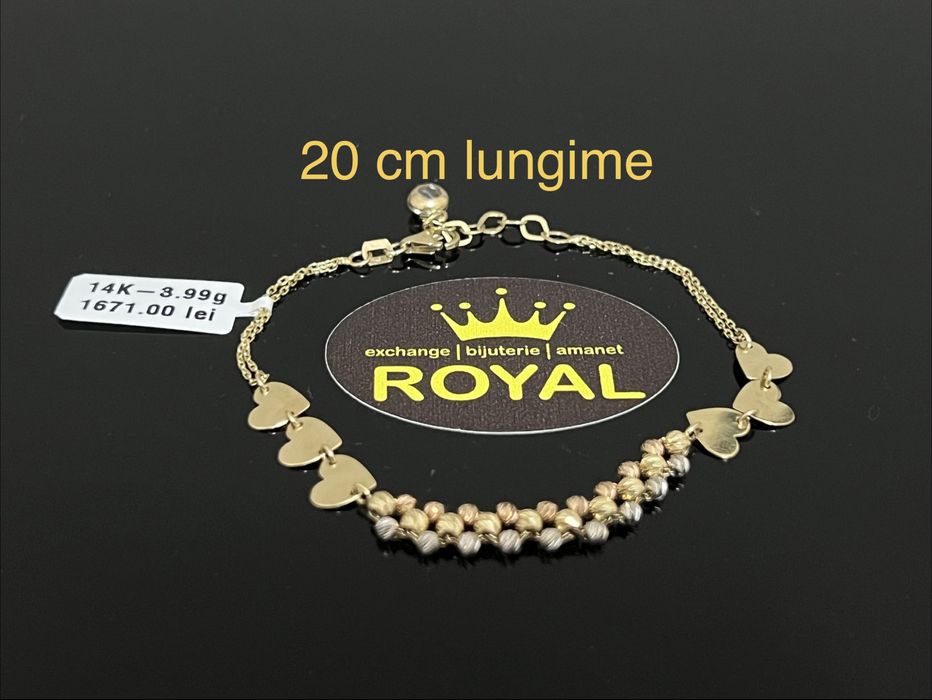 Bijuteria Royal CB : Bratara dama aur 14k 3,99 grame