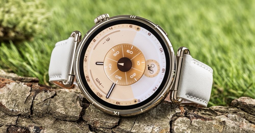 НОВО!!! Дамски смарт часовник Huawei Watch GT 6, 41MM, Gold Stainless Steel Case, White Strap