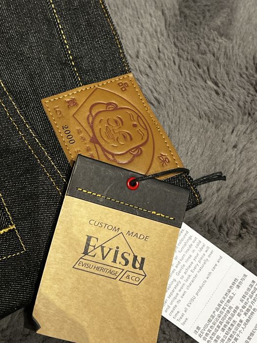 Evisu Raw Denim Blugi Jeans