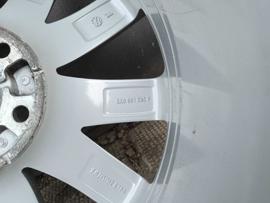 ОРИГИНАЛНИ джанти 17 'цола 5x112 7J ET54 VW Golf 6 / ФОЛКСВАГЕН Голф 6