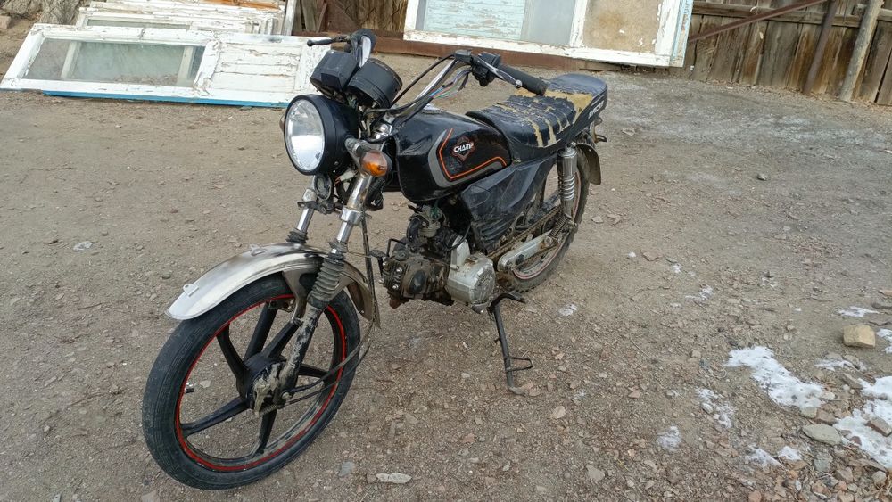 Мопед чамп на ходу