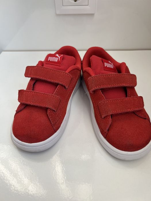Червени велурени Puma