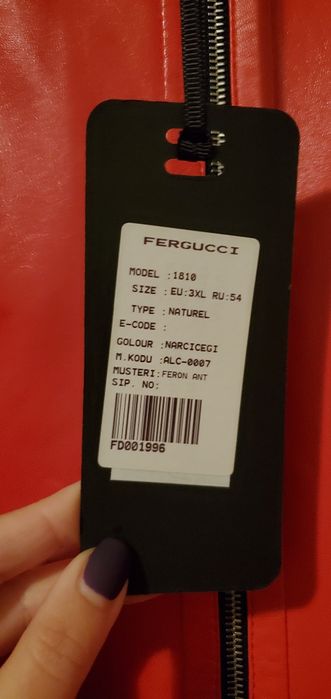 Geaca Piele Naturala NOUA, cu eticheta